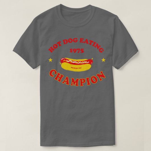 Hot Dog Eating Champion T-shirt (Design voorkant)