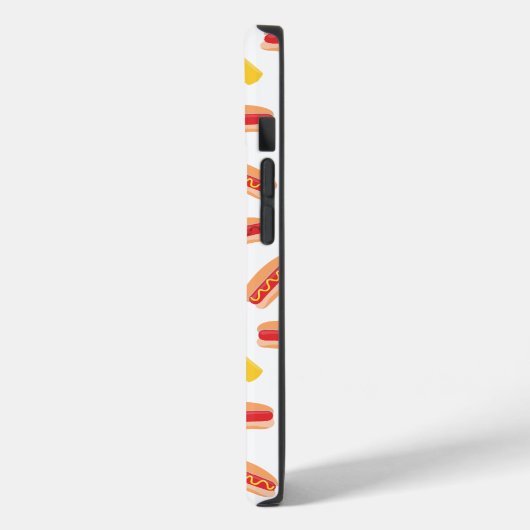 Hot Dog Fast Food Pattern  Monogram Case-Mate iPhone Case (Achterkant / Links)