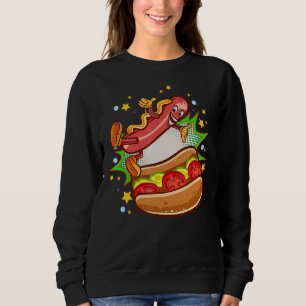 Hot Dog Fun I Fast Food SaUSE Hotdogs Food Wiene Trui
