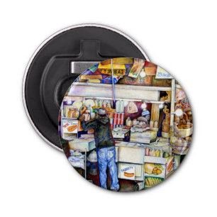 Hot Dog God, New York Button Flesopener