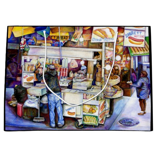 Hot Dog God, New York City Groot Cadeauzakje (Voorkant)