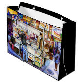 Hot Dog God, New York City Groot Cadeauzakje (Achterkant Gekanteld)