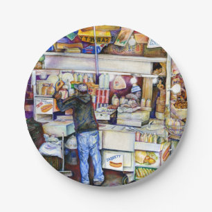 Hot Dog God, New York City Papieren Bordje