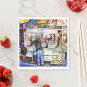 Hot Dog God, New York City Servetten (Insitu)