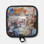 Hot Dog God Pannenlap (Voorkant)