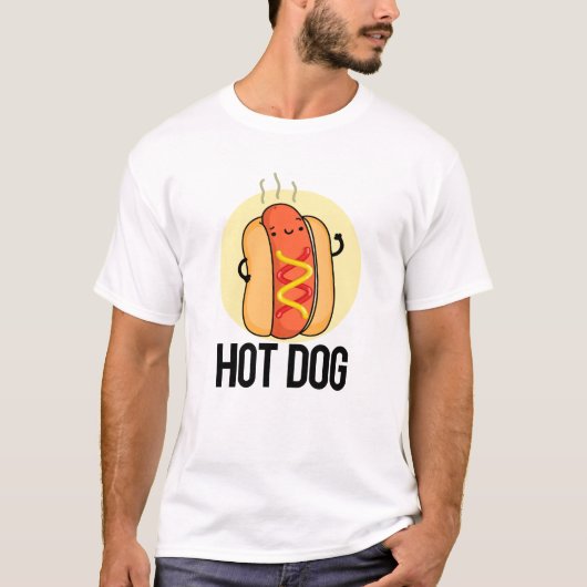 Hot Dog Grappige Snack Pun T-shirt (Voorkant)