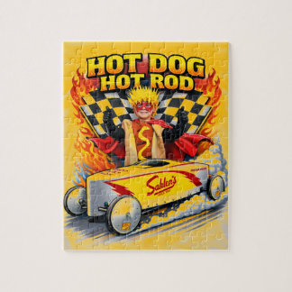 Hot Dog Hot Rod Legpuzzel