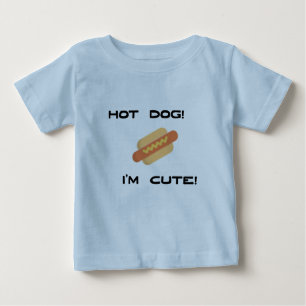 Hot Dog Ik ben Cute in Blue