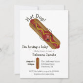 Hot Dog! Invitation baby shower (Devant)