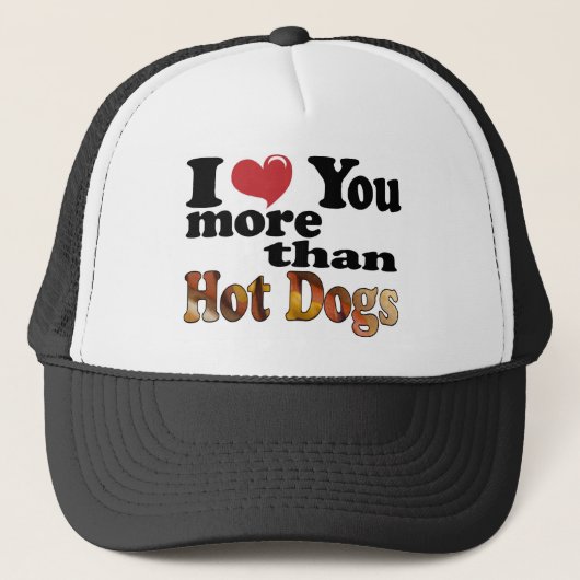 Hot Dog Liefde Trucker Pet (Voorkant)
