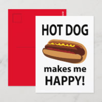 Hot Dog Maakt Mij Gelukkig Hot Dog