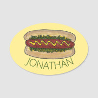 Hot Dog Mustard Ballpark Snack Bar Fast Food