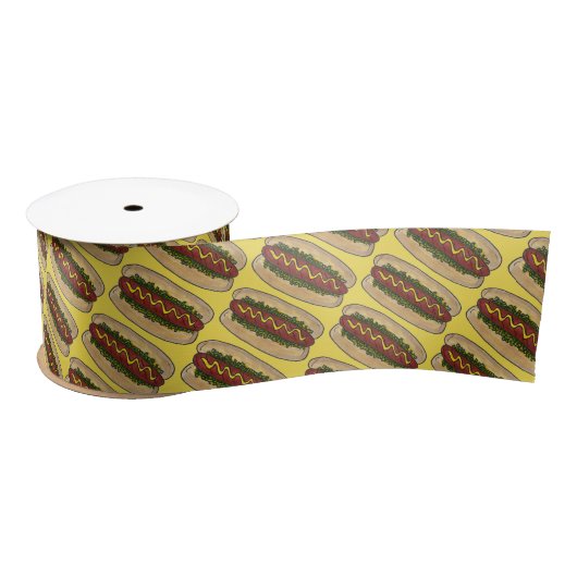 Hot Dog Mustard Relish Frankfurter Hotdog Weiner Lint (Spoel)