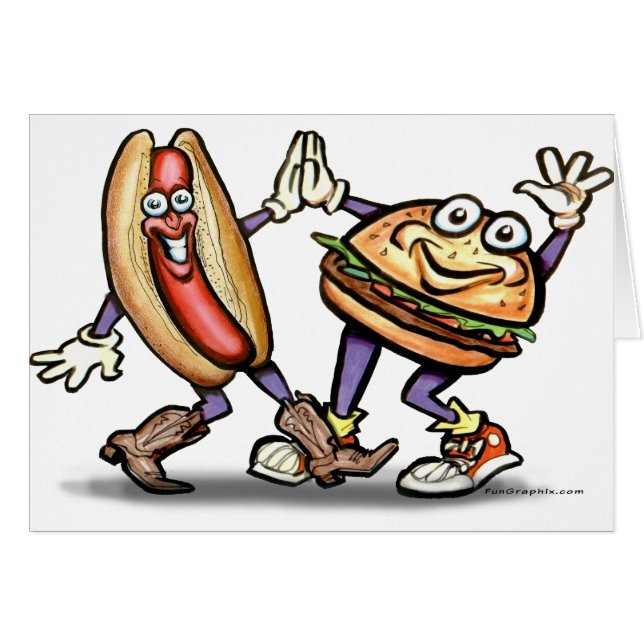 Hot Dog n Hamburger (Devant horizontal)