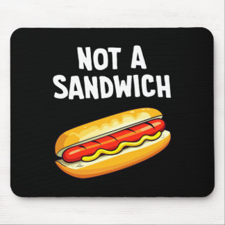 Hot dog not a sandwich performance muismat