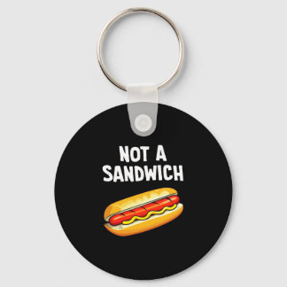 Hot dog not a sandwich performance sleutelhanger