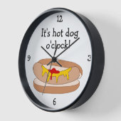 Hot Dog O-Clock, leuk eten grafisch (Hoek)
