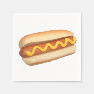 "Hot Dog" ontwerp papieren servetten