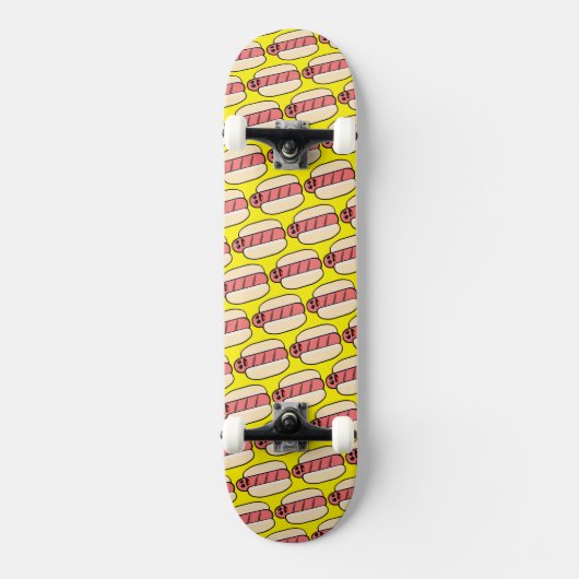 Hot Dog Party Skateboard (Voorkant)