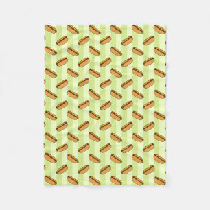 Hot Dog Patroon Fleece Deken