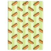 Hot Dog Patroon Klembord (Achterkant)