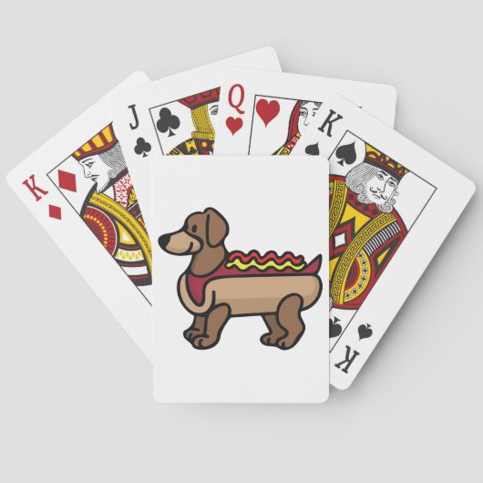 Hot Dog Pokerkaarten (Achterkant)