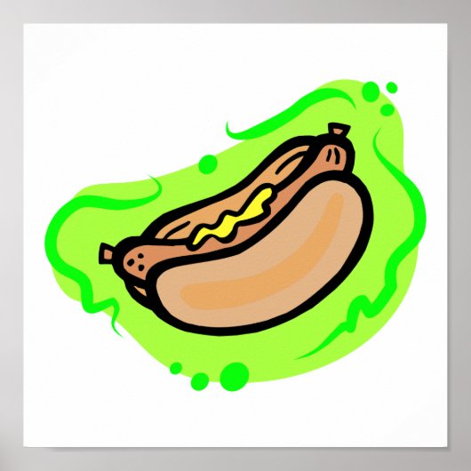 Hot Dog Poster (Voorkant)