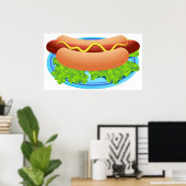 Hot Dog Poster (Thuiskantoor)