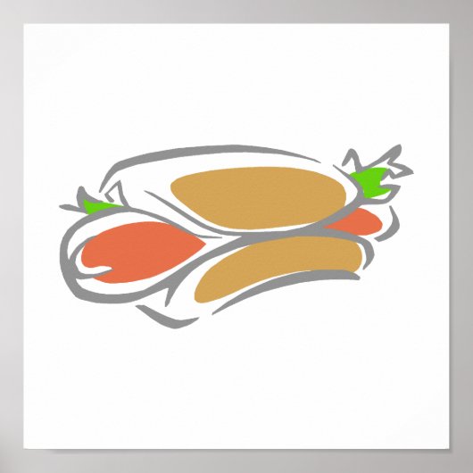 Hot Dog Poster (Voorkant)