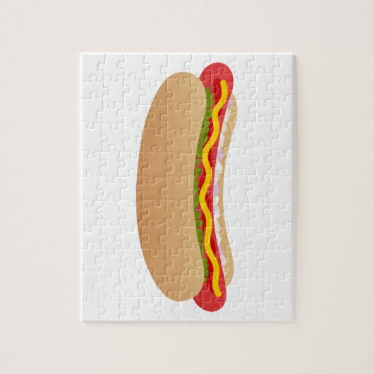 Hot Dog Puzzle Legpuzzel (Verticaal)