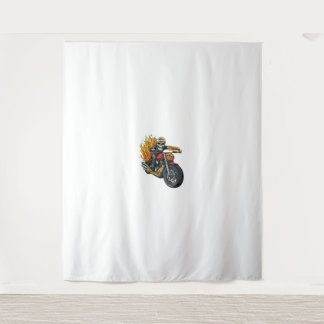 Hot Dog Rider - Funny Biker Skull Wandkleed