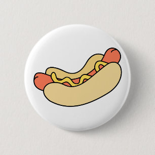 Hot Dog Ronde Button 5,7 Cm