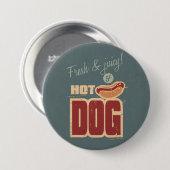 Hot Dog Ronde Button 7,6 Cm (Voorkant /achterkant)