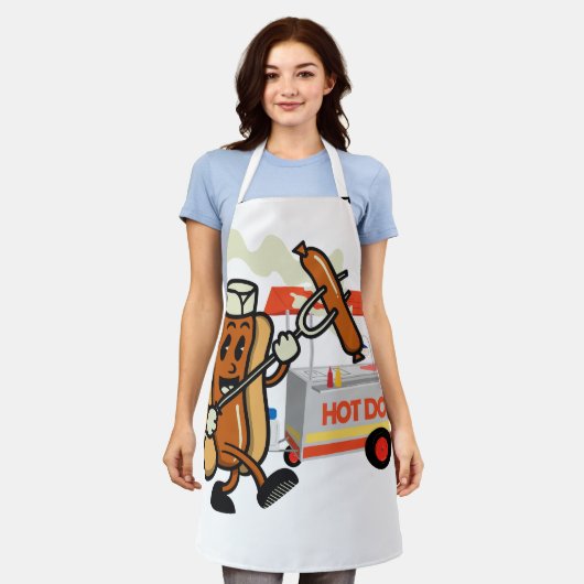 Hot Dog Schort (Gedragen)