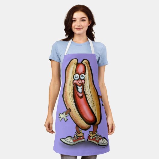 Hot Dog Schort (Gedragen)