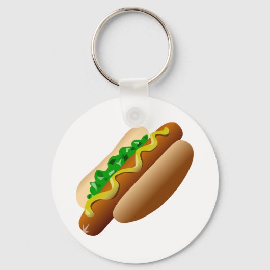 Hot Dog Sleutelhanger (Voorkant)