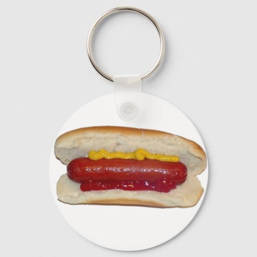Hot Dog Sleutelhanger (Voorkant)