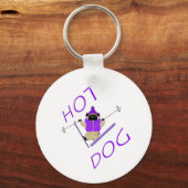 Hot Dog Sleutelhanger (Voorkant)