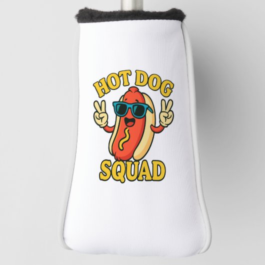Hot Dog Squad Hot Dog Stand Team Hotdog Crew Golfheadcover (Draai 90)