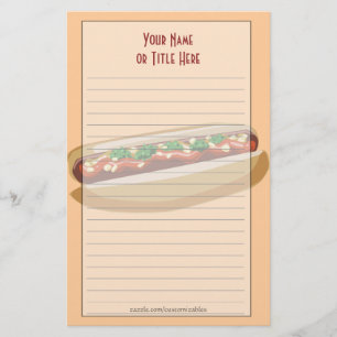Hot Dog Stationery Briefpapier