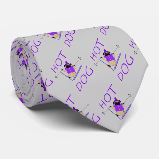 Hot Dog Stropdas (Opgerold)