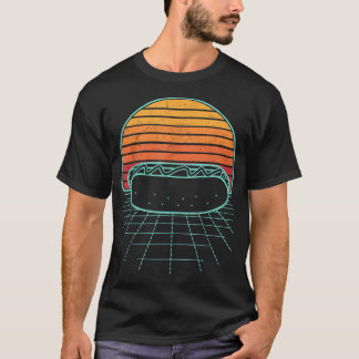 Hot-Dog Sunset Retro Hotdog Sausage Frankfurter Wi T-shirt