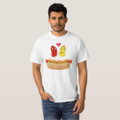 Hot Dog T-shirt (Voorkant volledig)