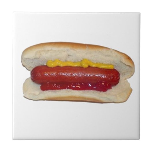 Hot Dog Tegeltje (Voorkant)