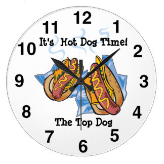 Hot-Dog Winkelwand Grote Klok