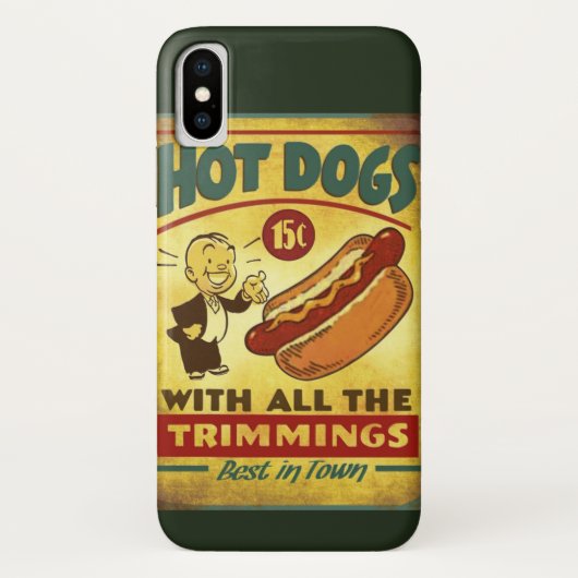 Hot Dogs Telefoon Hoesje (Achterkant)