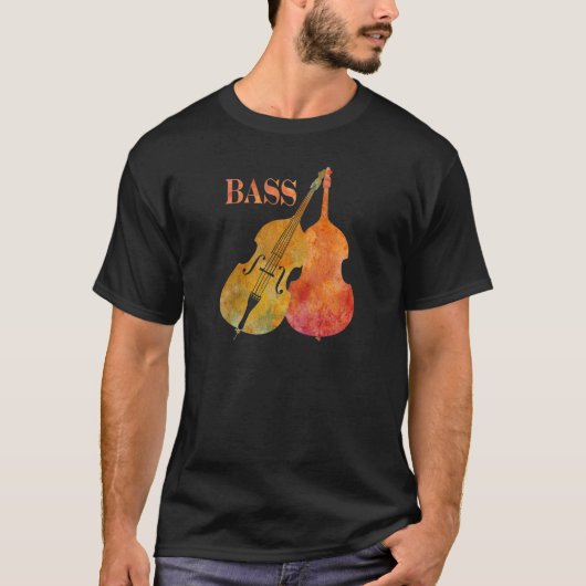 Hot Double Bass T-shirt (Voorkant)