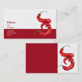 Hot en Spicy Visitekaartje (Voorkant / Achterkant)