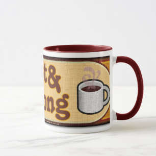Hot- en sterke koffie mok