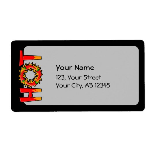 HOT ETIKET (Voorkant)